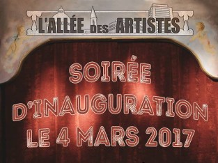 Allee artistes inauguration